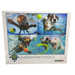 Underwater Dogs 2 1000 Pieces Jigsaw Puzzle Willow Creek Family Fun Complete